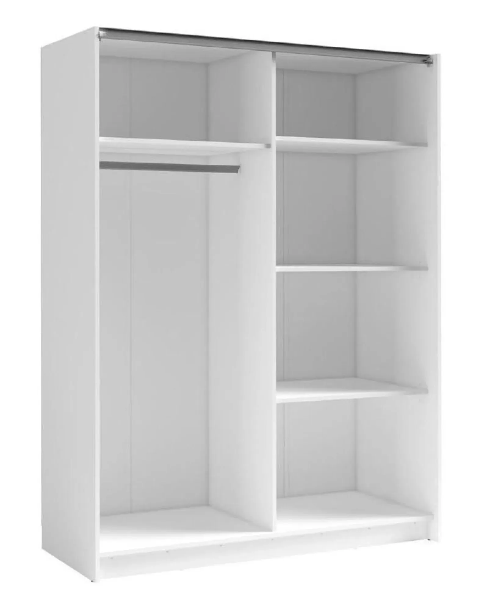 Dalia 2 Door Sliding Wardrobe - White, Oak