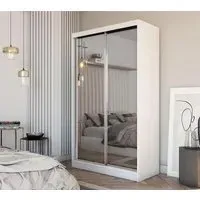 Felicity 2 Door Sliding Wardrobe - White