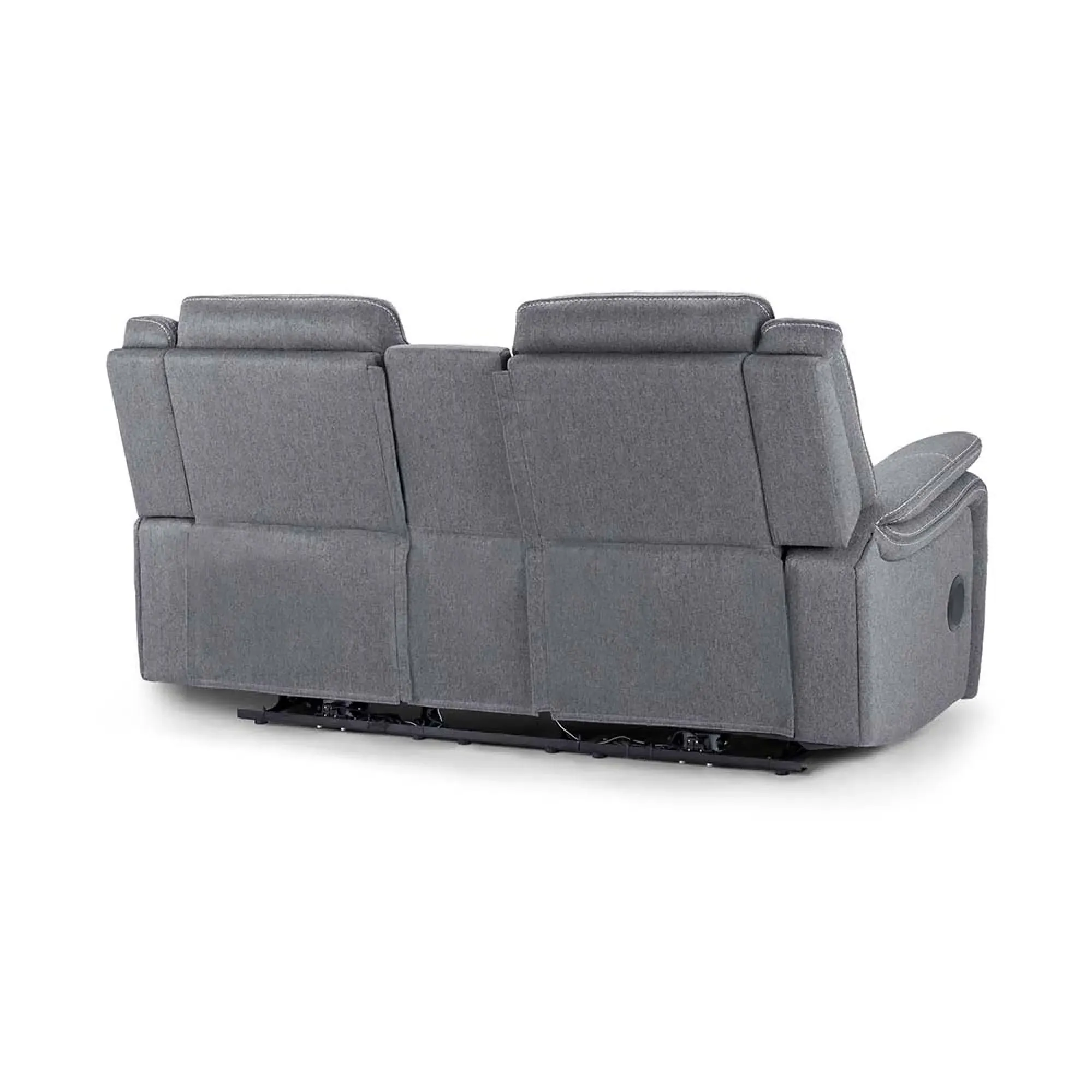Galaxy Tech 2-Seater Sofa - Grey, Fabric