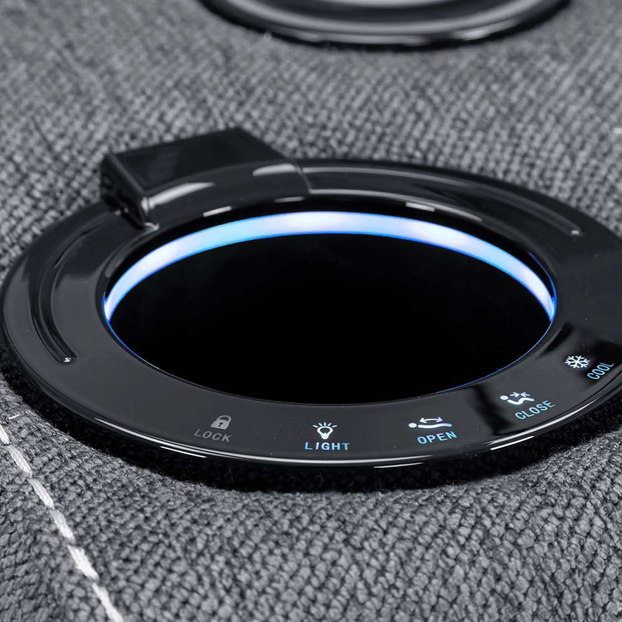 Galaxy Tech 2-Seater Sofa - Grey, Fabric