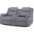Galaxy Tech 2-Seater Sofa - Grey, Fabric
