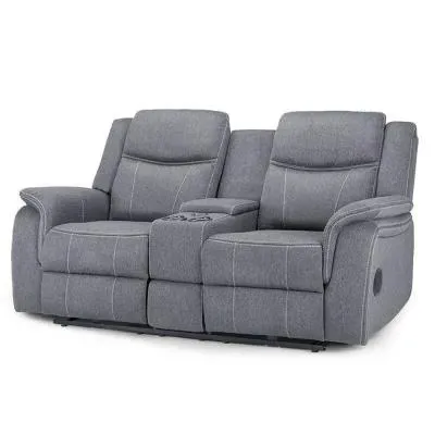 Galaxy Tech 2-Seater Sofa - Grey, Fabric