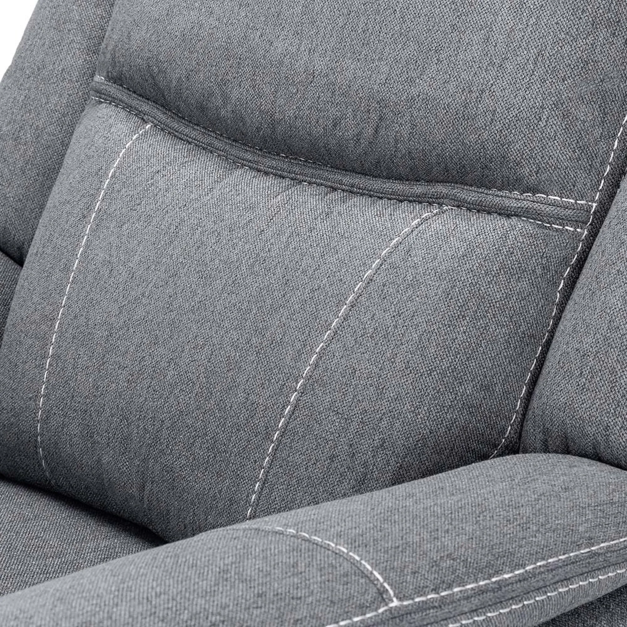 Galaxy Tech Armchair - Grey, Fabric
