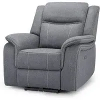Galaxy Tech Armchair - Grey, Fabric