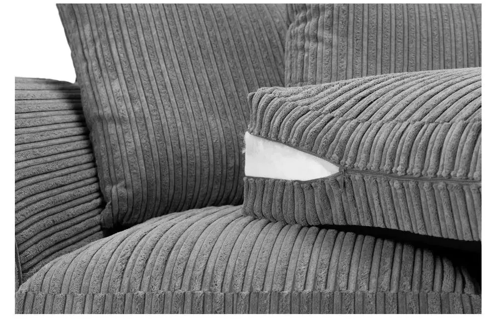 Harley Jumbo 2 Seater Sofa - Grey