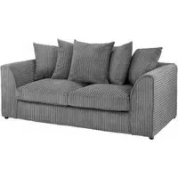 Harley Jumbo 3 Seater Sofa - Grey