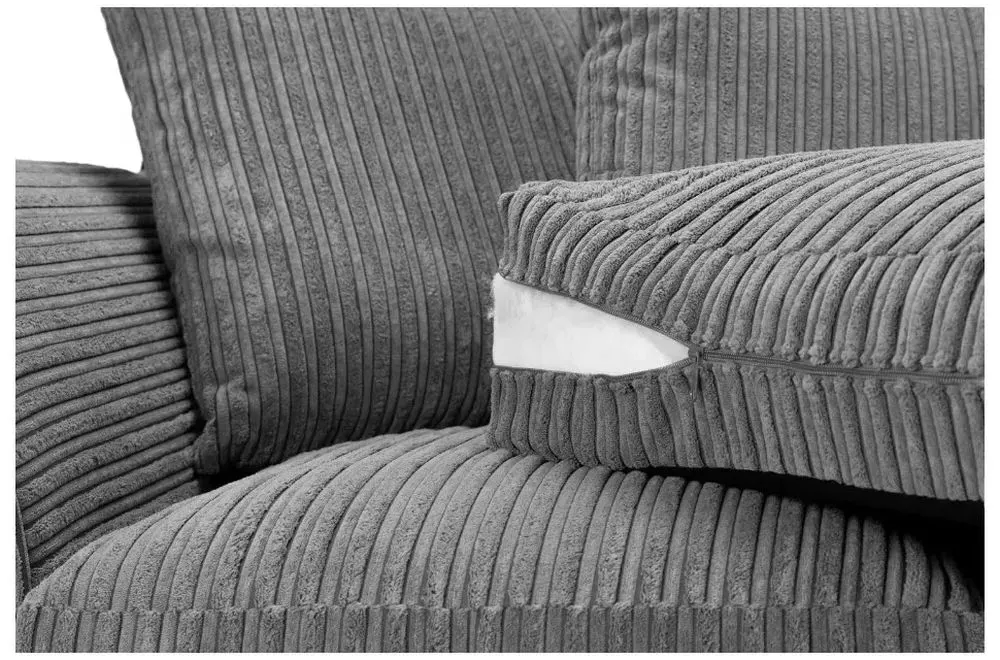 Harley Jumbo 3+2 Seater Sofa Set - Grey