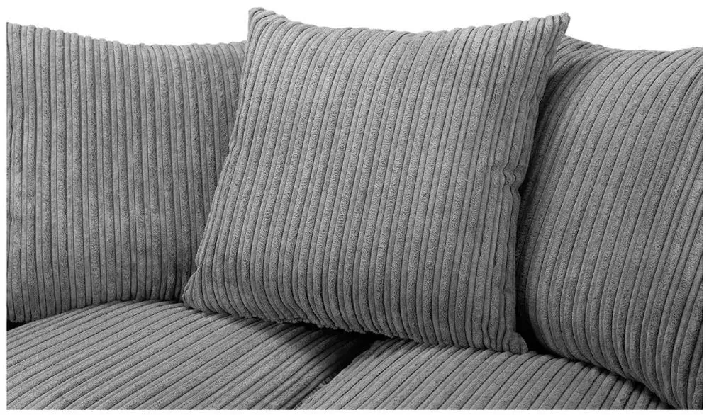 Harley Jumbo 3+2 Seater Sofa Set - Grey