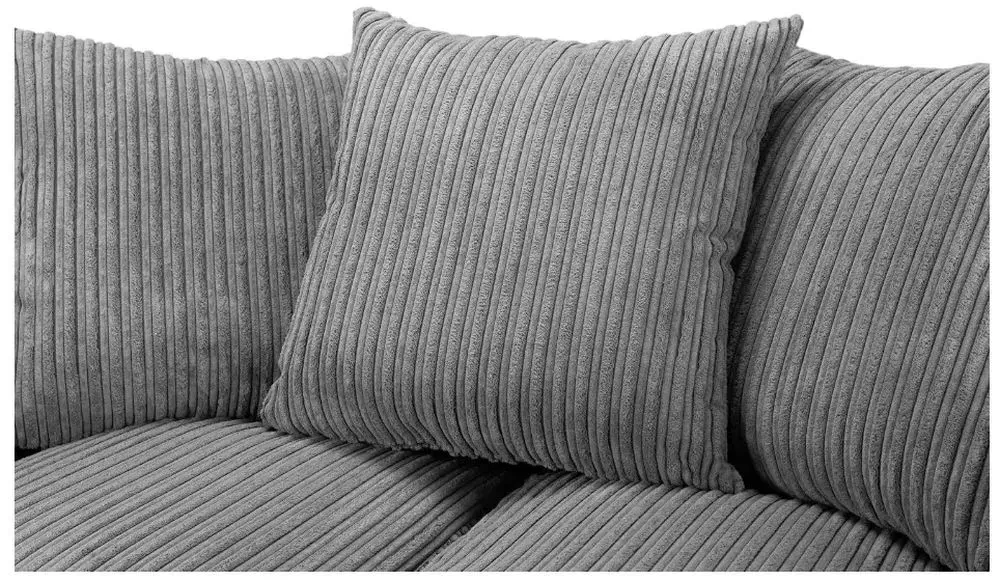 Harley Right Hand Facing Corner Sofa - Grey