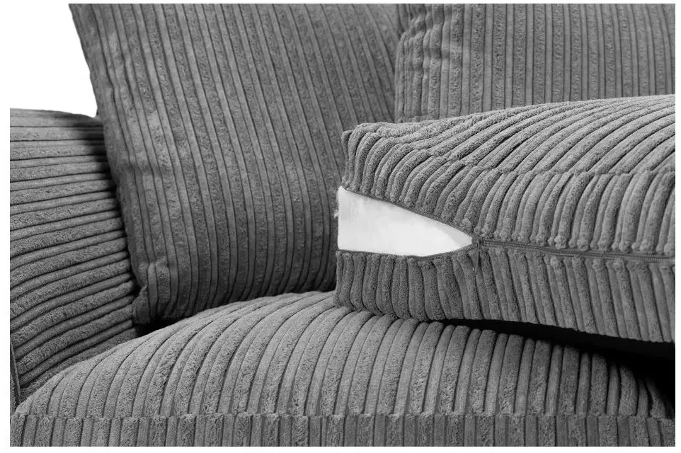 Harley Right Hand Facing Corner Sofa - Grey