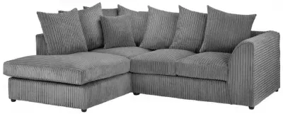 Harley Right Hand Facing Corner Sofa - Grey image