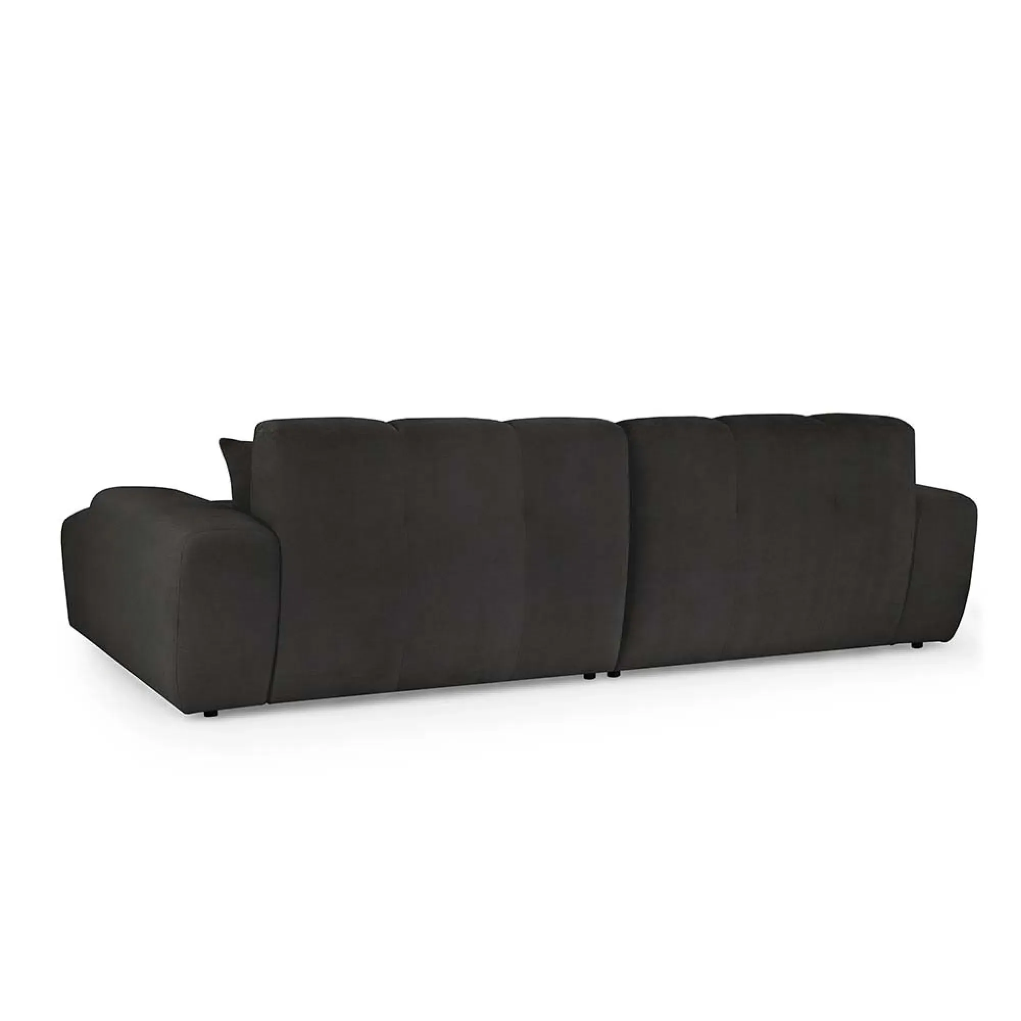 Jacob Corner Sofa - Black, Fabric