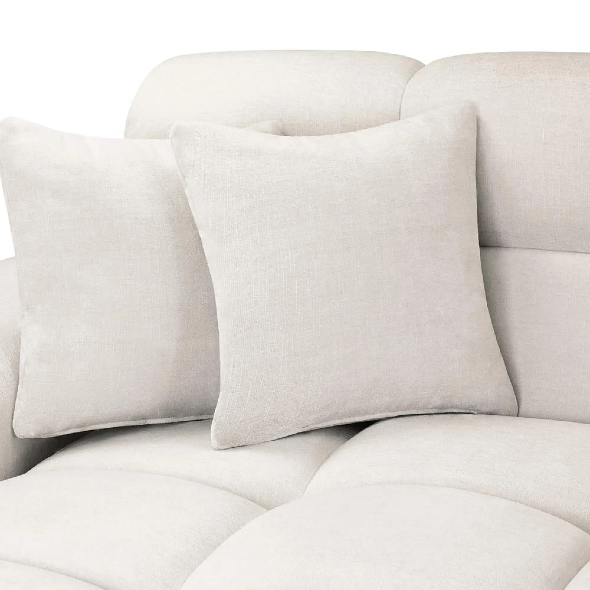 Jacob Corner Sofa - Cream, Fabric