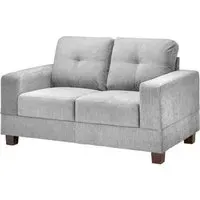 Jerry 2-Seater Fabric Sofa - Grey