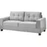 Jerry 3-Seater Fabric Sofa - Grey