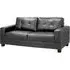 Jerry Black 3-Seater Sofa - Black