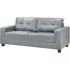 Jerry Grey 3-Seater Sofa - Grey