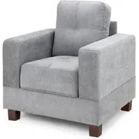 Jerry Tufted Armchair - Grey