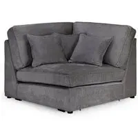 Kiana Modular Corner Sofa - Grey, Fabric