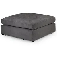 Kiana Modular Footstool - Grey, Fabric