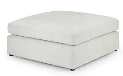 Kiana Modular Footstool - Ivory, Fabric