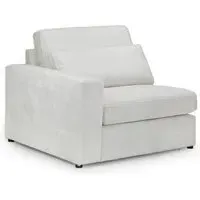 Kiana Right Hand Facing Modular Arm Chair - Ivory, Fabric