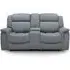 Linden 2-Seater Recliner Sofa - Grey, Fabric