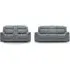 Linden 3+2 Seater Recliner Sofa Set - Grey, Fabric