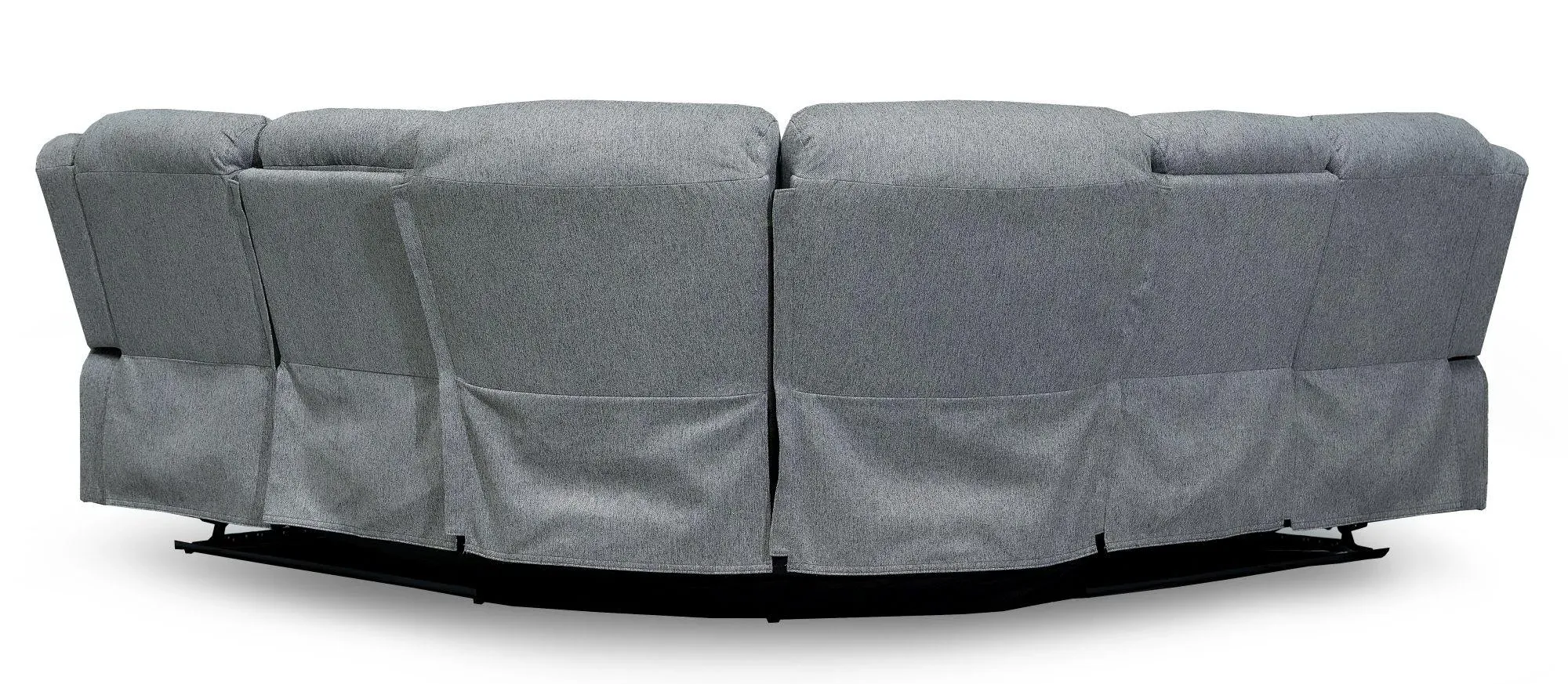 Linden Corner Recliner Sofa Set - Grey, Fabric
