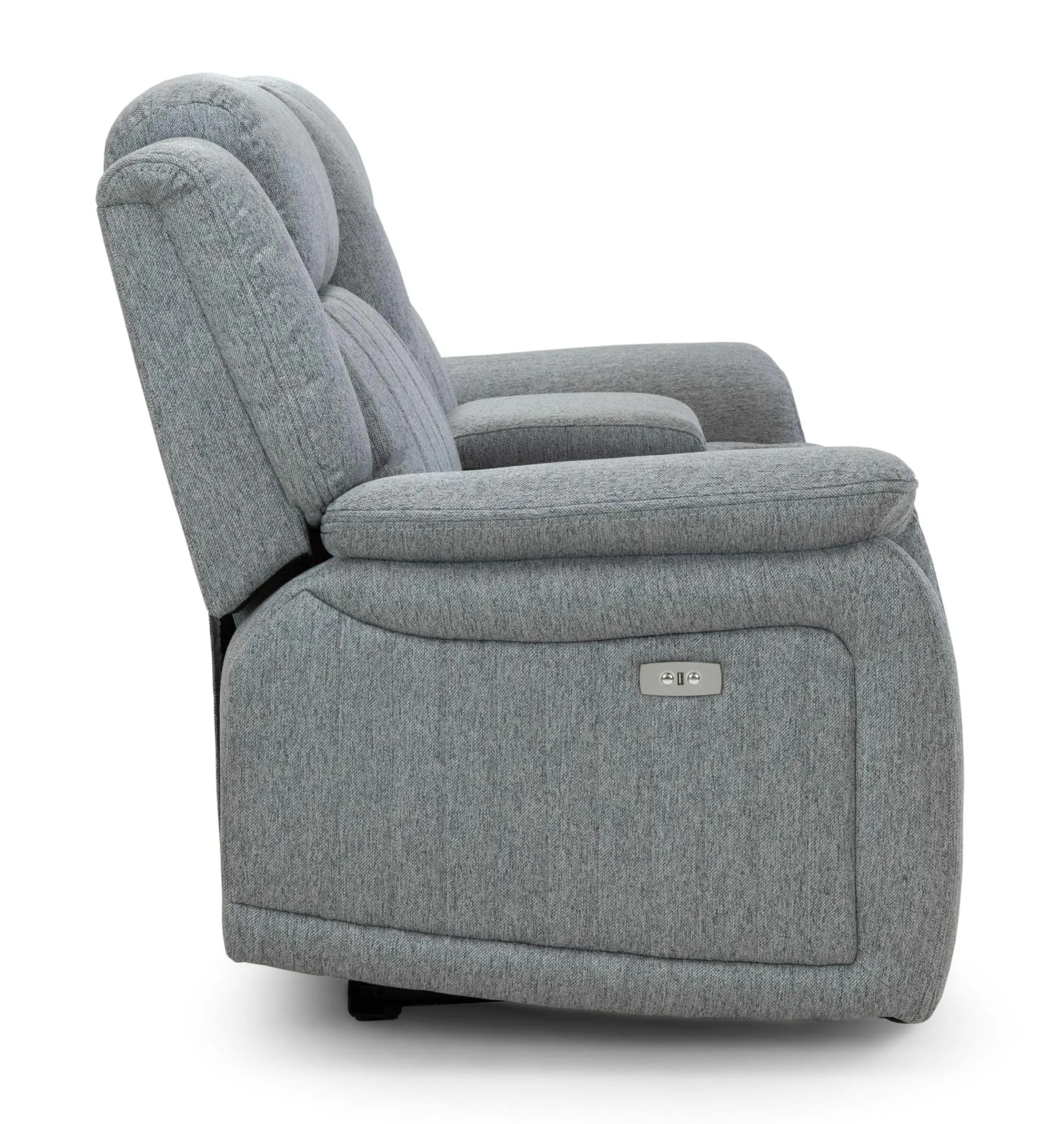 Linden Corner Recliner Sofa Set - Grey, Fabric