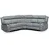 Linden Corner Recliner Sofa Set - Grey, Fabric