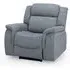 Linden Recliner Armchair - Grey, Fabric