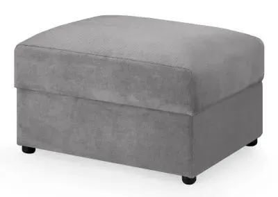 Mirabel Footstool - Grey, Fabric image