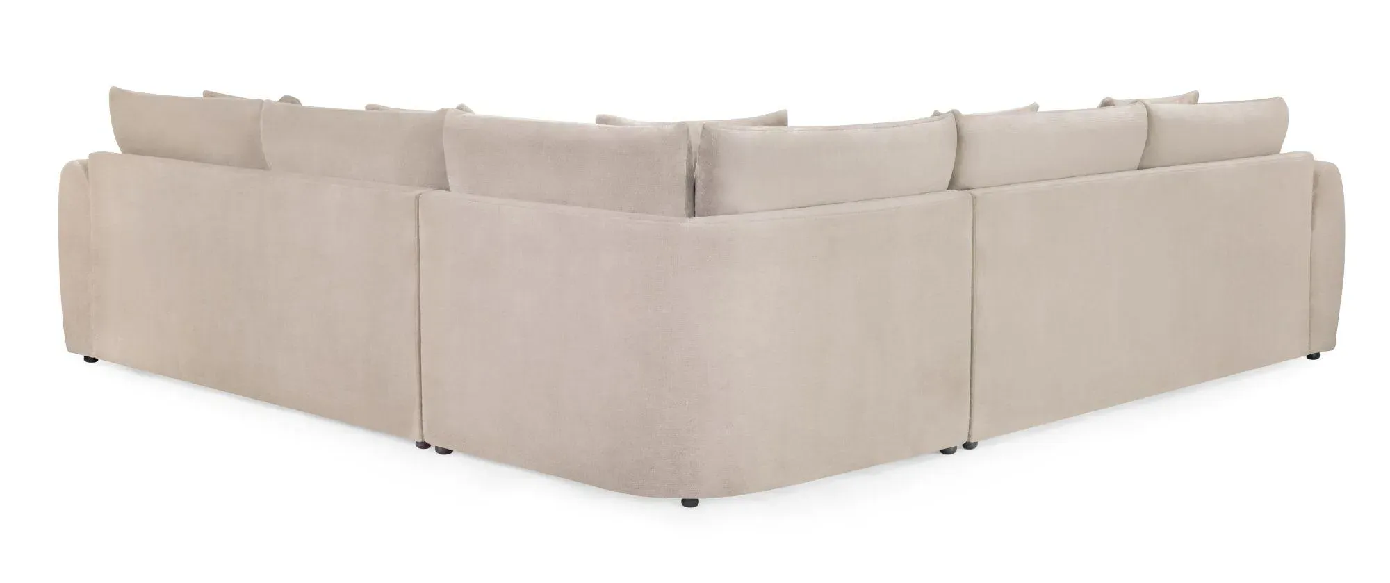 Mirabel Large Corner Sofa - Mocha, Fabric