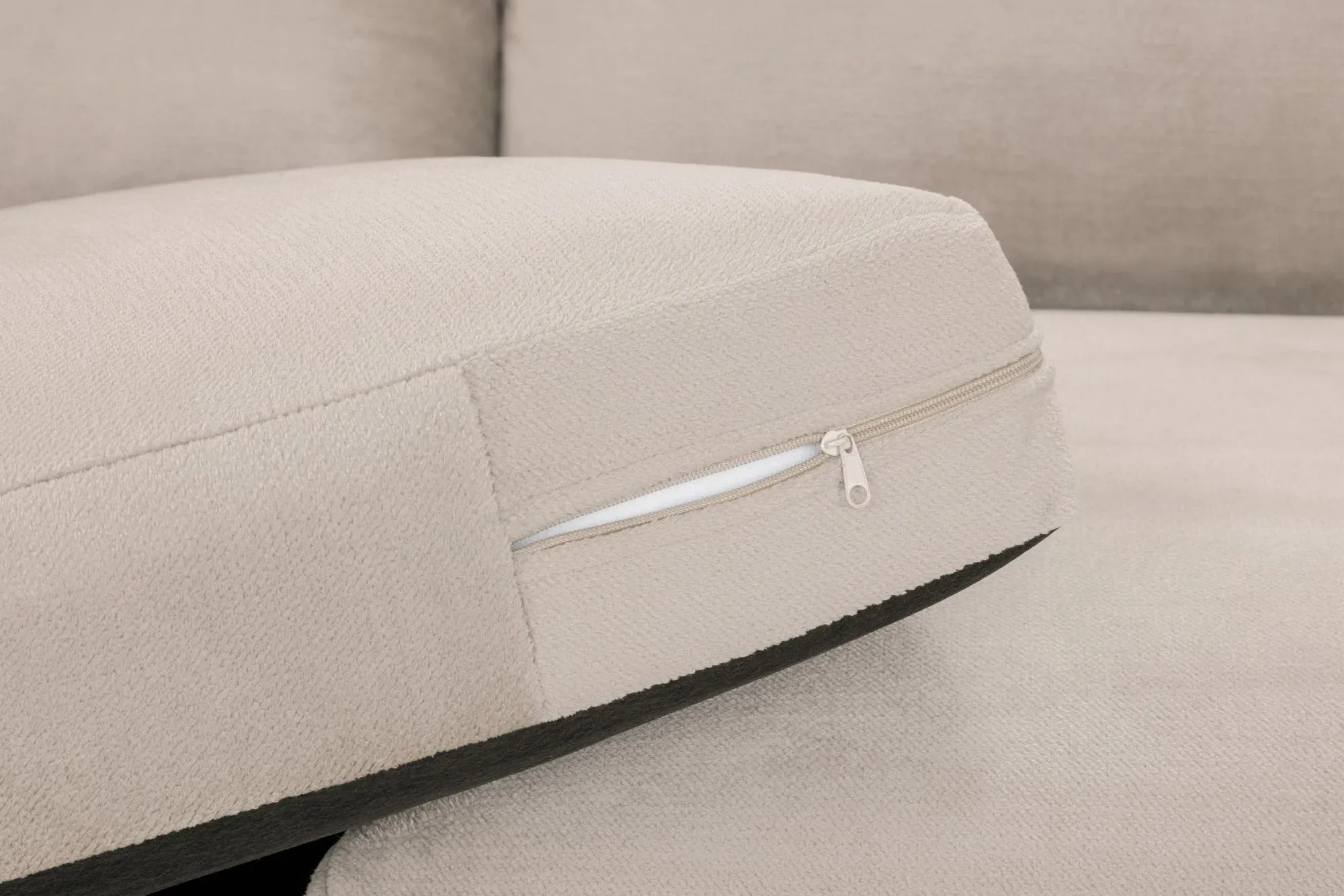 Mirabel Large Corner Sofa - Mocha, Fabric