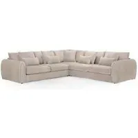 Mirabel Large Corner Sofa - Mocha, Fabric