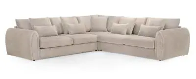 Mirabel Large Corner Sofa - Mocha, Fabric