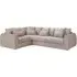 Mirabel Left Hand Facing Corner Sofa - Mocha