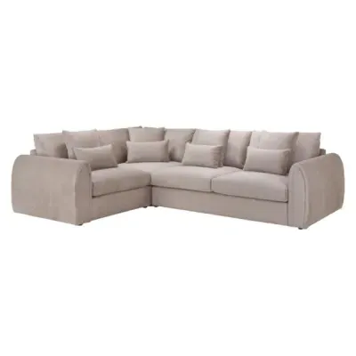 Mirabel Left Hand Facing Corner Sofa - Mocha