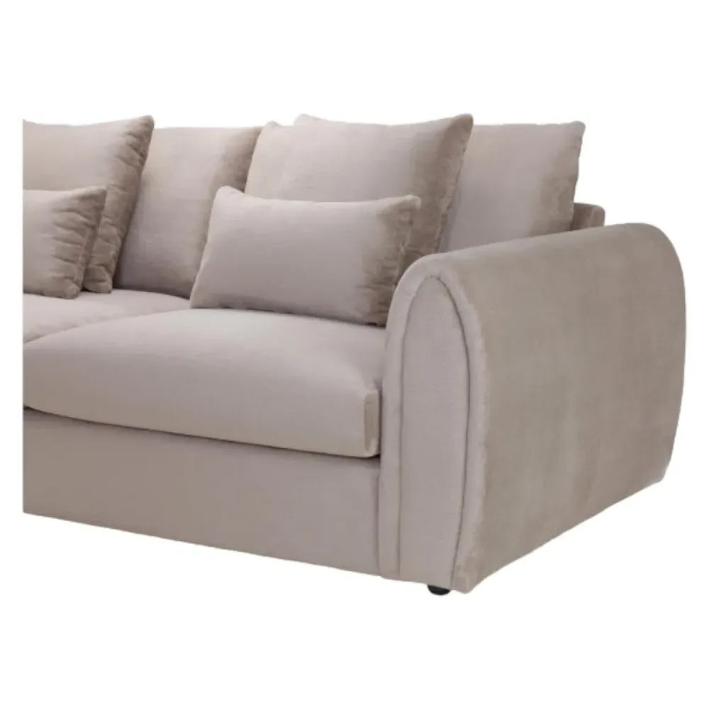 Mirabel Right Hand Facing Corner Sofa - Mocha