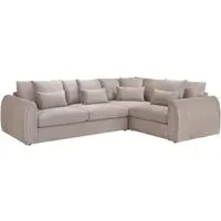 Mirabel Right Hand Facing Corner Sofa - Mocha