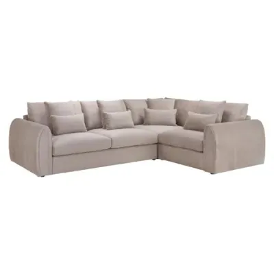 Mirabel Right Hand Facing Corner Sofa - Mocha