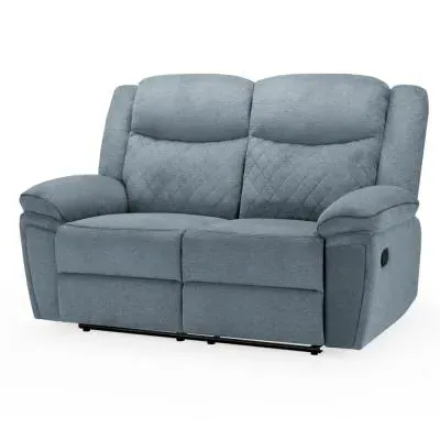 Myra 2-Seater Recliner Sofa - Grey, Fabric image
