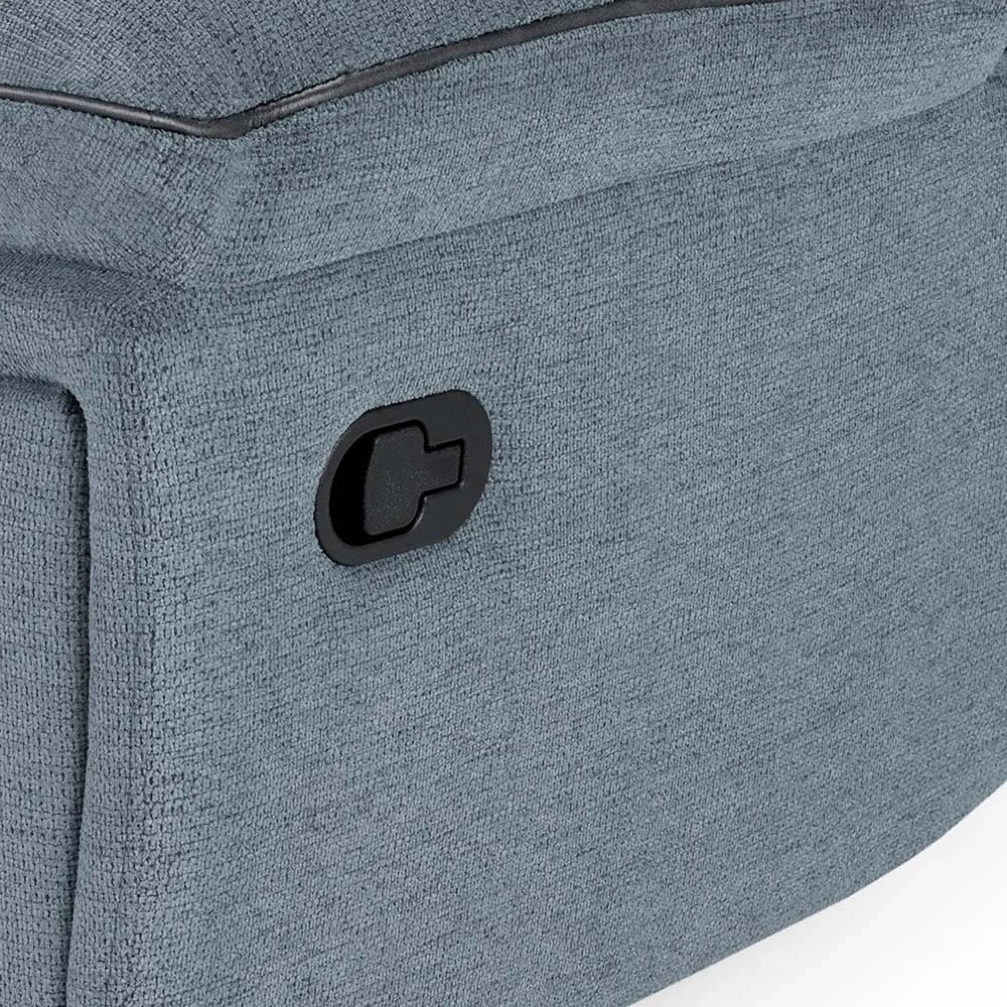 Myra Recliner Armchair - Grey, Fabric