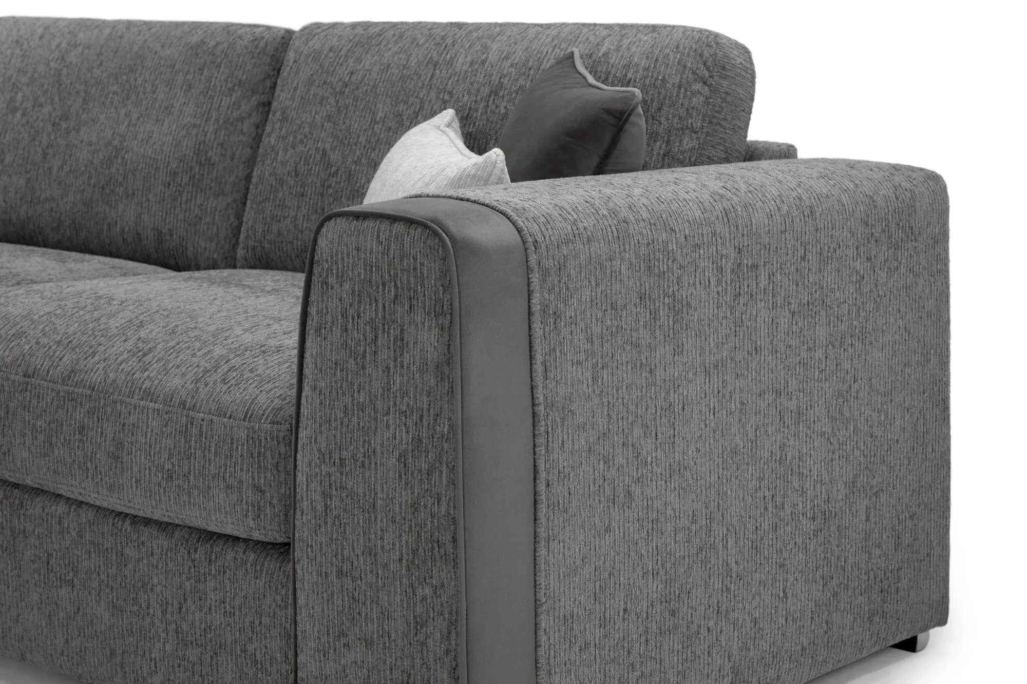 Naples 2-Seater Sofa - Grey, Fabric