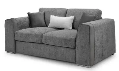 Naples 2-Seater Sofa - Grey, Fabric