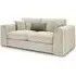 Naples 3-Seater Sofa - Beige, Fabric