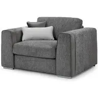 Naples Fabric Armchair - Grey