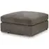 Naples Fabric Footstool - Mocha