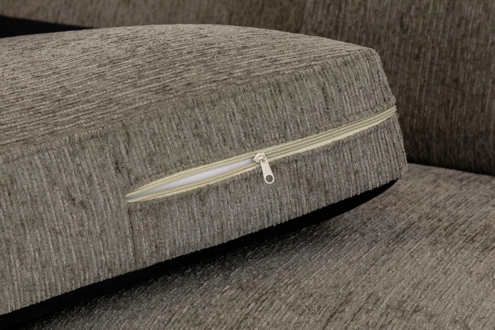 Naples Large Corner Sofa - Mocha, Fabric